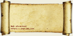 Anđa Rakić vizit kartica